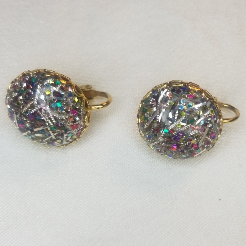 Vintage Sarah Coventry Confetti Earrings